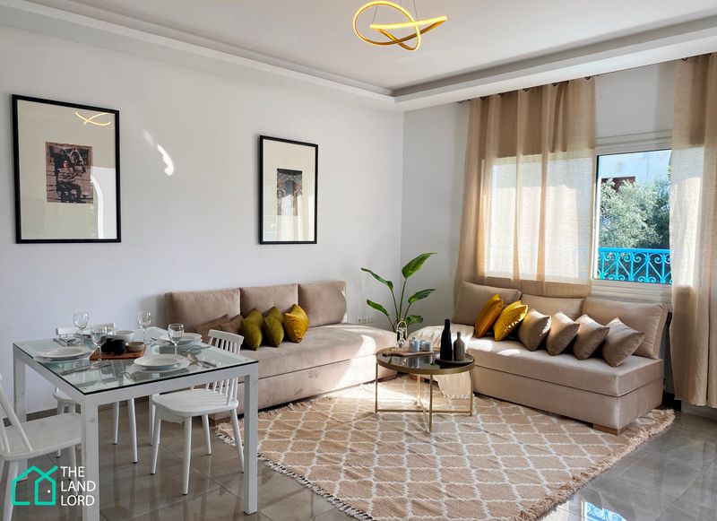 Le Safran | Renovated Central Apt La Marsa - The Landlord